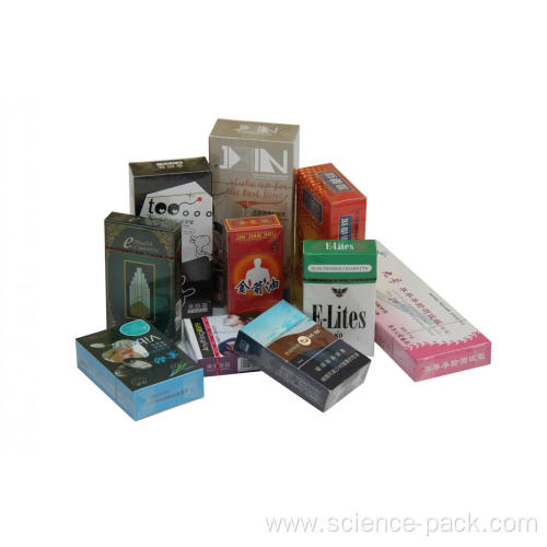 Box Package 3D Cellophane Sealing Packing Machine